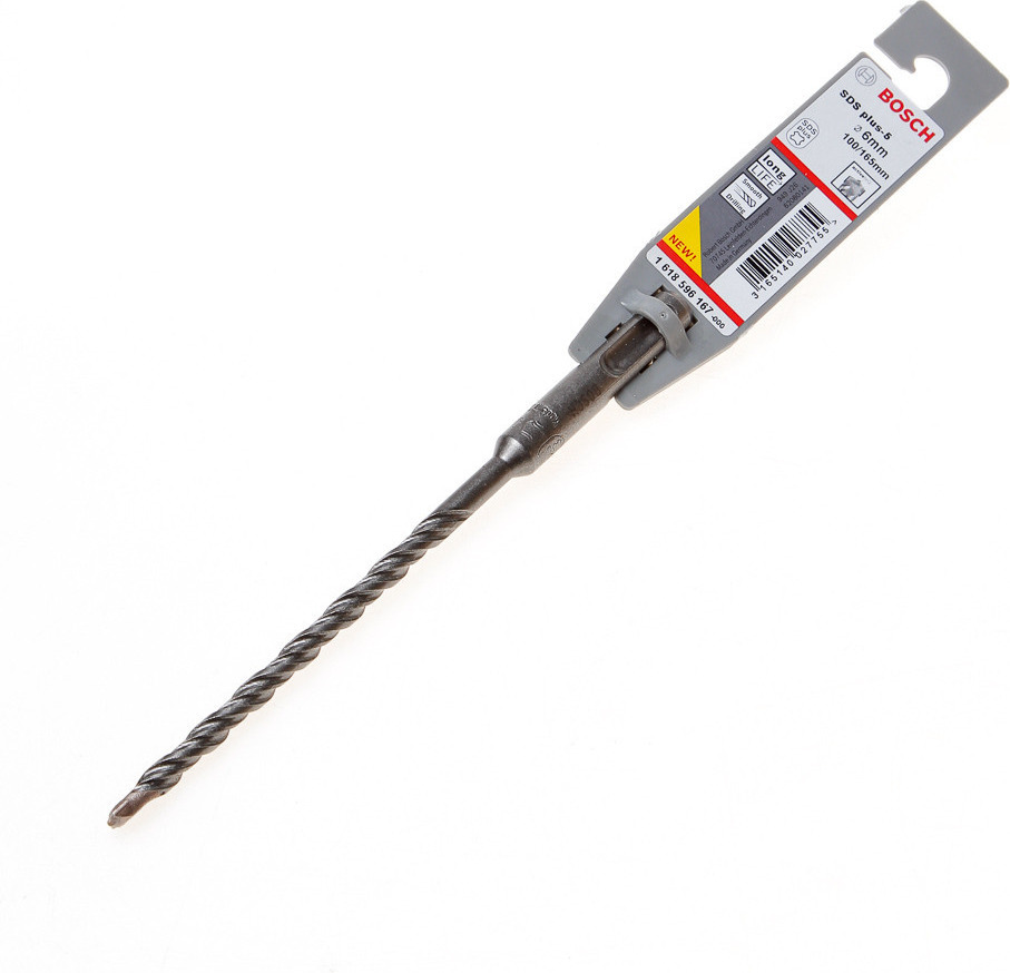 Bosch Διαμαντοτρύπανο Καρβιδίου με SDS Plus Στέλεχος για Δομικά Υλικά, Γυαλί και Πλακίδια 6x100mm - Image 6