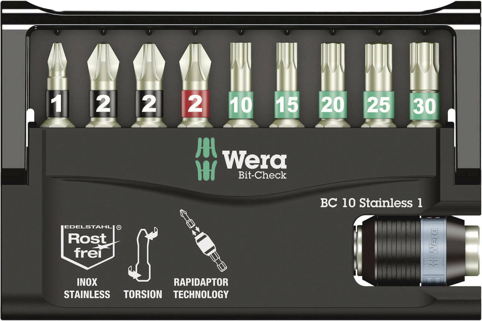 Wera Σετ 10 Μύτες Κατσαβιδιού Bit-Check 10 Stainless 1 - Image 3