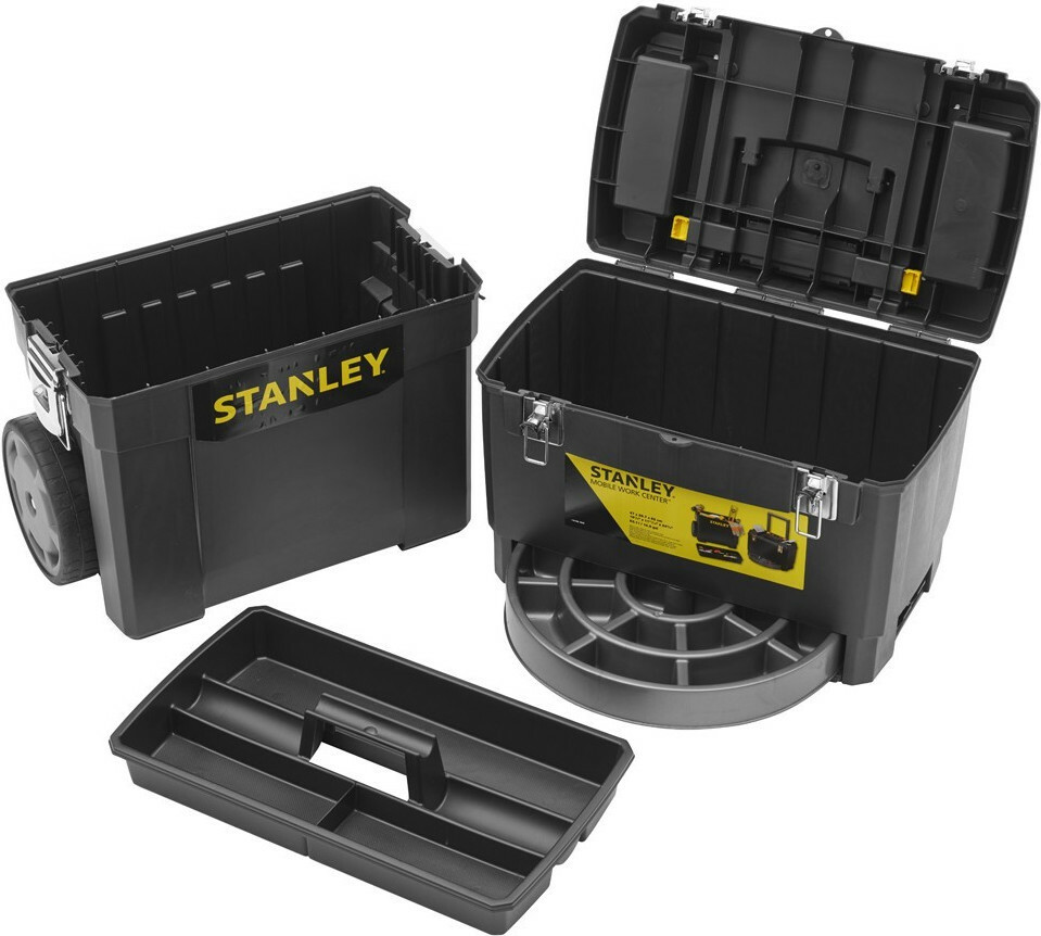 Stanley Τροχήλατος Πλαστικός Εργαλειοφόρος 2 Τμημάτων με Εργαλειοθήκη Π47.3xΒ30.2xΥ62.7εκ. - Image 7