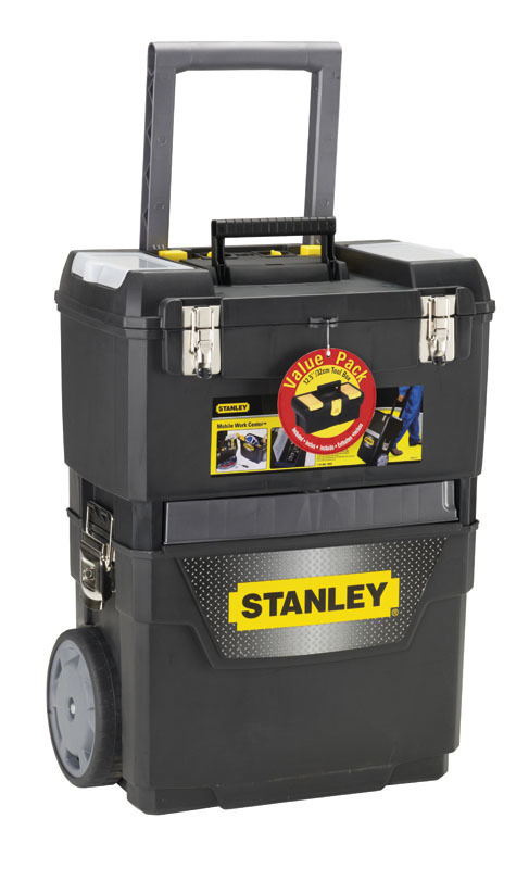 Stanley Τροχήλατος Πλαστικός Εργαλειοφόρος 2 Τμημάτων με Εργαλειοθήκη Π47.3xΒ30.2xΥ62.7εκ. - Image 9