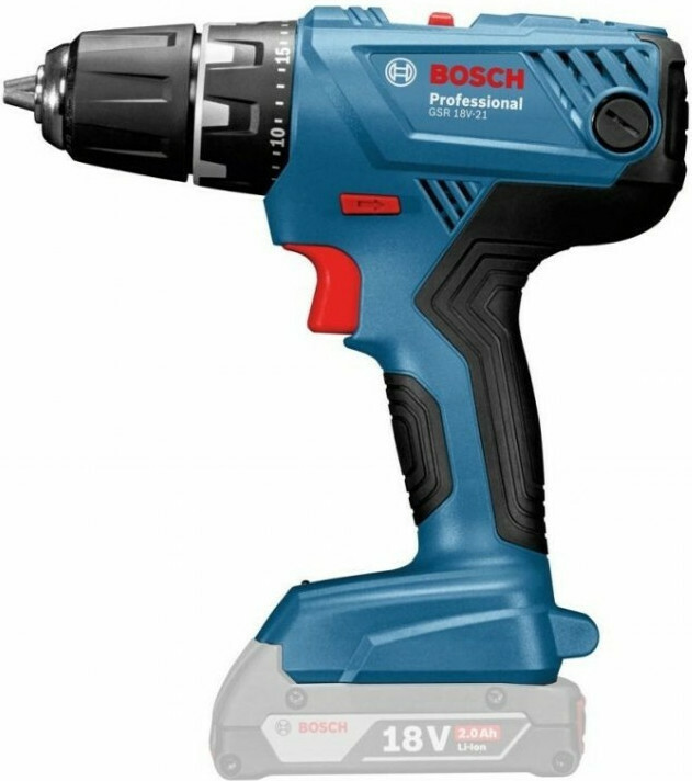 Bosch GSR 18V-21 Δραπανοκατσάβιδο Μπαταρίας Solo 18V - Image 6