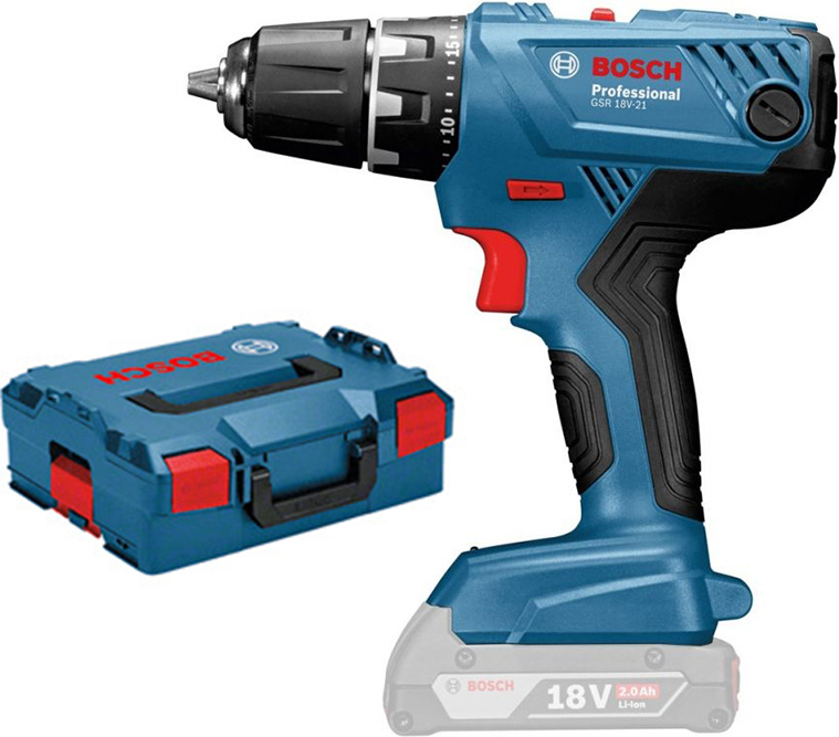 Bosch GSR 18V-21 Δραπανοκατσάβιδο Μπαταρίας Solo 18V - Image 5