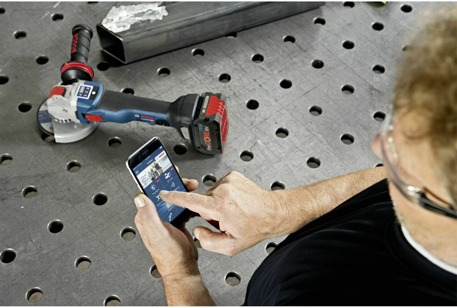 Bosch GWX 18V-10 SC Τροχός Μπαταρίας 18V Solo - Image 5