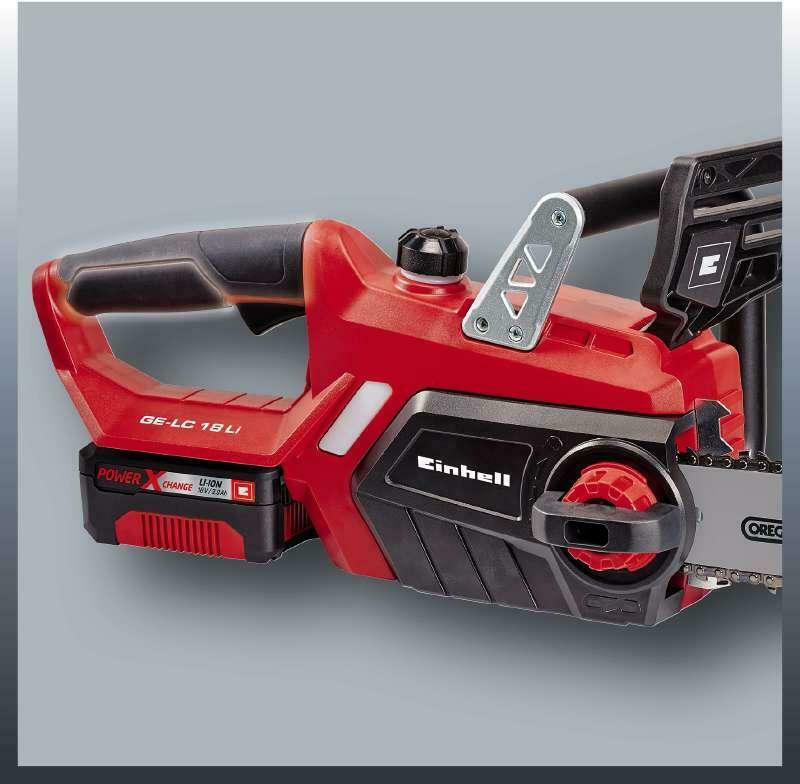 Einhell GE-LC 18 Li Kit Αλυσοπρίονο Μπαταρίας 1x3Ah 18V 5.25kg με Λάμα 25cm - Image 2