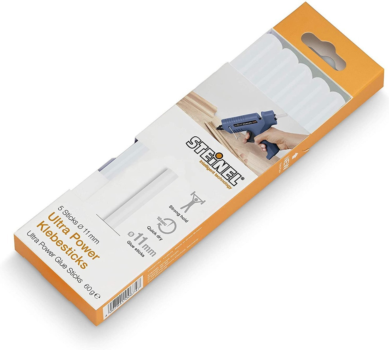 Steinel Ράβδοι Σιλικόνης 013769 Διάφανο 11mm 5τμχ