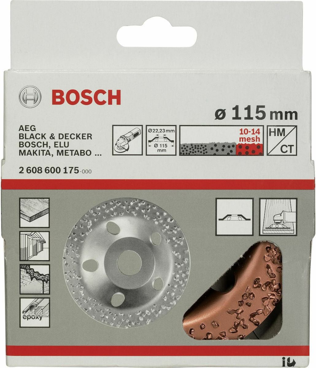 Bosch Δίσκος Λείανσης Ξύλου Ποτηροειδής 115mm - Image 2