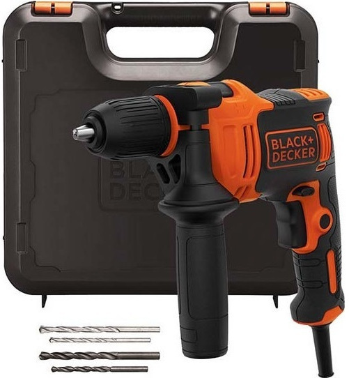 Black & Decker Κρουστικό Δράπανο 710W με 2x Τρυπάνια 6mm & 2x Τρυπάνια 8mm - Image 5