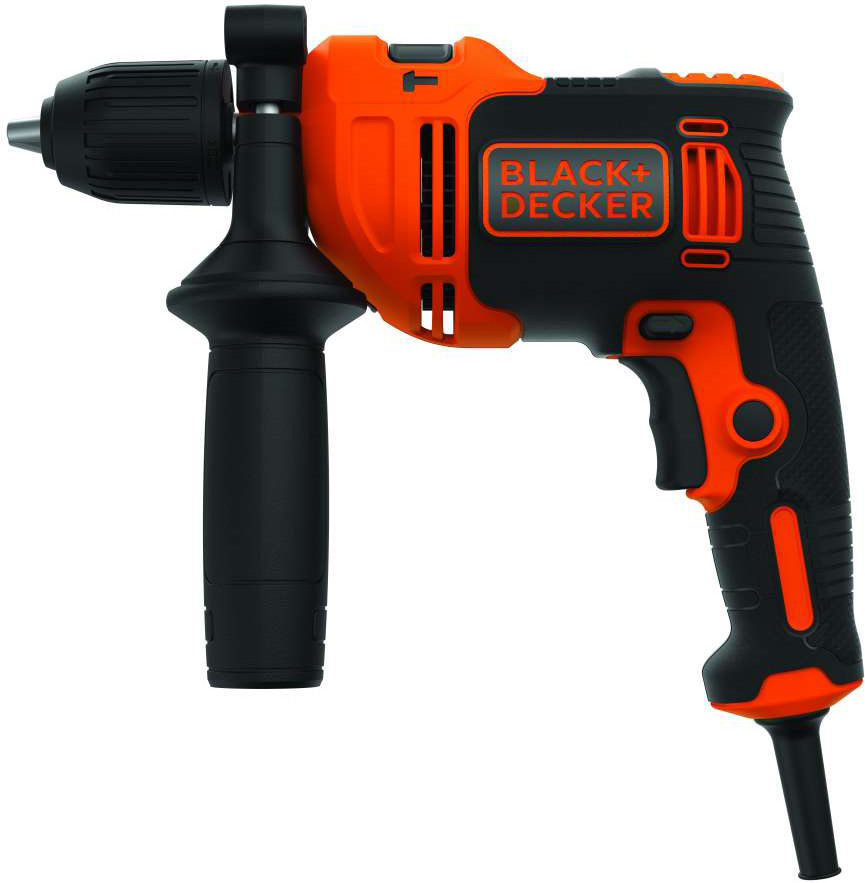 Black & Decker Κρουστικό Δράπανο 710W με Θήκη και με 2x Τρυπάνια 6mm & 2x Τρυπάνια 8mm - Image 2
