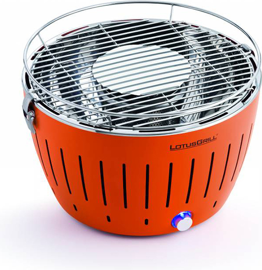 LotusGrill G280 Ανοξείδωτη Φορητή Ψησταριά Κάρβουνου 25.8x25.8εκ. G-OR-280 Mandarin Orange - Image 5