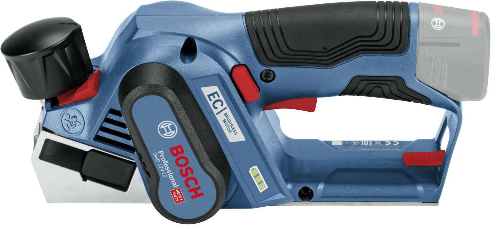 Bosch GHO 12V-20 Professional Πλάνη 12V Solo με Σύστημα Αναρρόφησης - Image 5