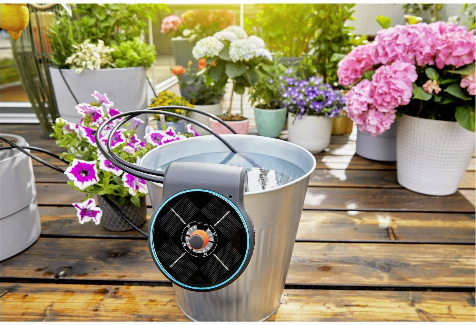 Gardena Solar Aquabloom Set Σύστημα Αυτοποτισμού Σταγόνας με Προγραμματιστή 500ml 1τμχ - Image 4
