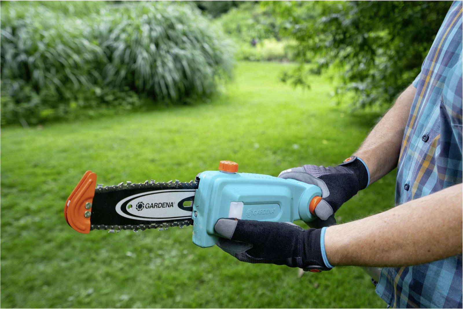 Gardena TCS 20/18V P4A Τηλεσκοπικό Κονταροπρίονο Μπαταρίας Solo με Λάμα 20cm και Βάρους 3.1kg - Image 11