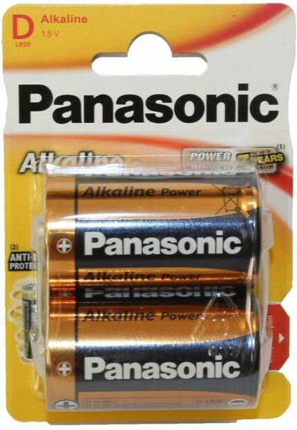 Panasonic Alkaline Power Bronze D 1.5V 2τμχ LR20APB/2BP - Image 2