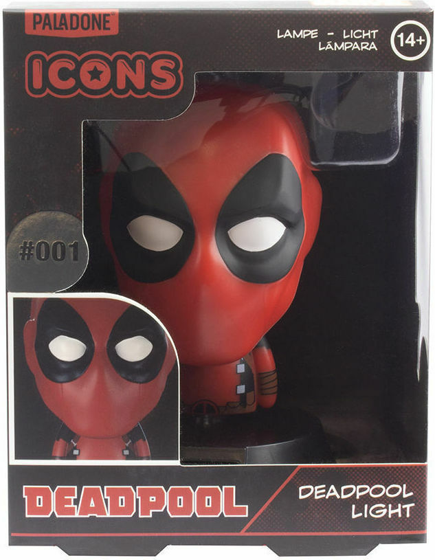 Paladone Παιδικό Διακοσμητικό Φωτιστικό Deadpool Κόκκινο - Image 3