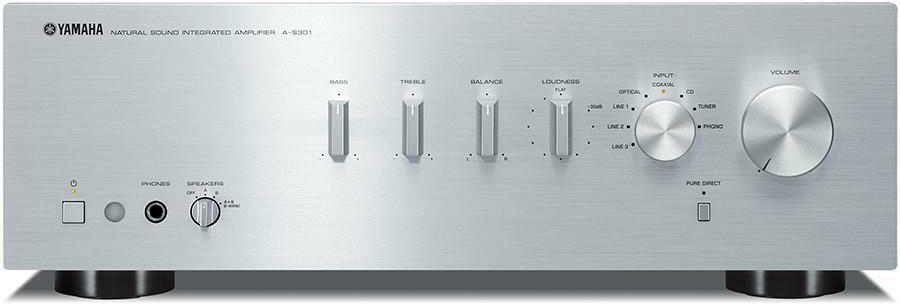 Yamaha A-S301 Ολοκληρωμένος Ενισχυτής Hi-Fi Stereo 95W/4Ω 60W/8Ω Ασημί - Image 3