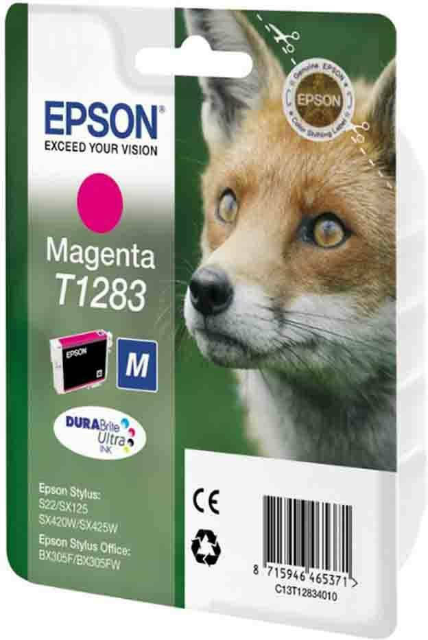 Epson T1283M Γνήσιο Μελάνι Εκτυπωτή InkJet Ματζέντα (C13T12834011 C13T12834012) - Image 4