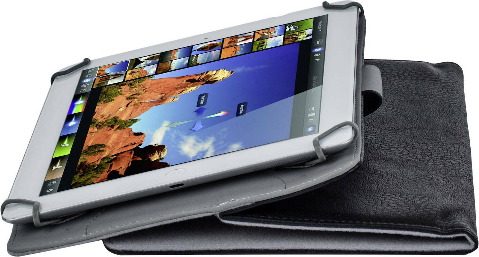 Rivacase 3017 Flip Cover Δερματίνης Μαύρο (Universal 9-10.1") - Image 11
