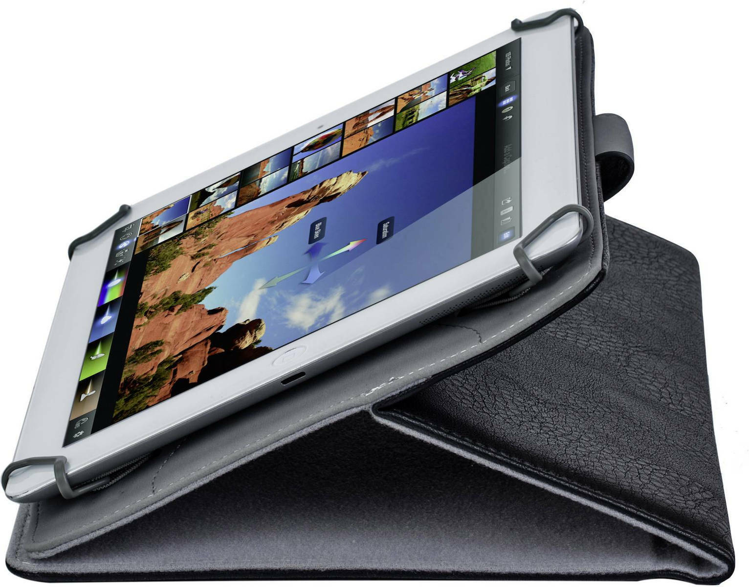Rivacase 3017 Flip Cover Δερματίνης Μαύρο (Universal 9-10.1") - Image 10