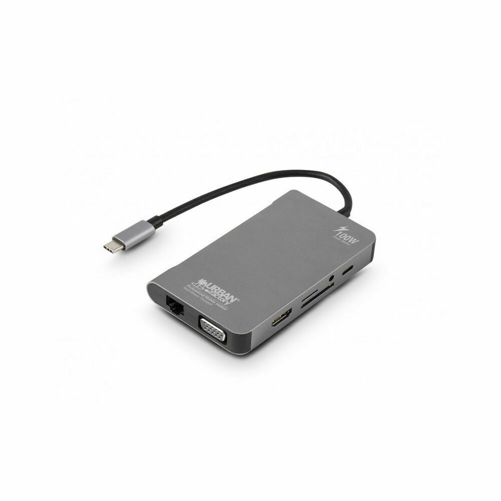 Urban Factory TCM16UF USB-C Docking Station με HDMI 4K PD Ethernet