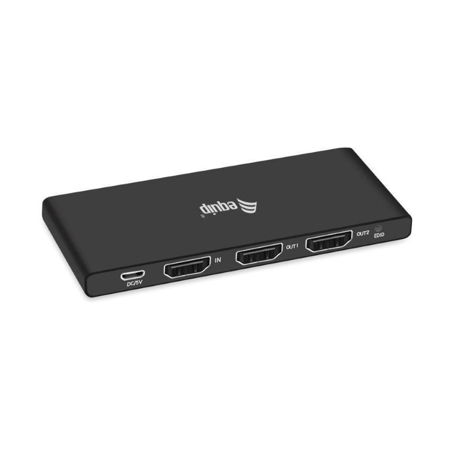 Equip 2.0 2 Port Ultra Slim 4K/60Hz HDMI Splitter 332716