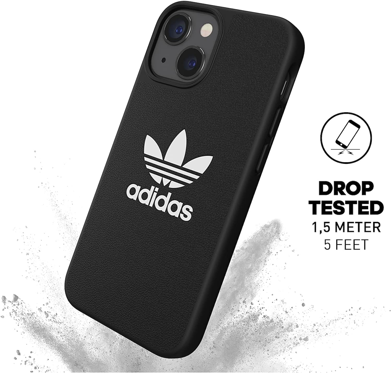adidas Adicolor Back Cover Σιλικόνης Μαύρο (iPhone 13 mini) 47066 - Image 5