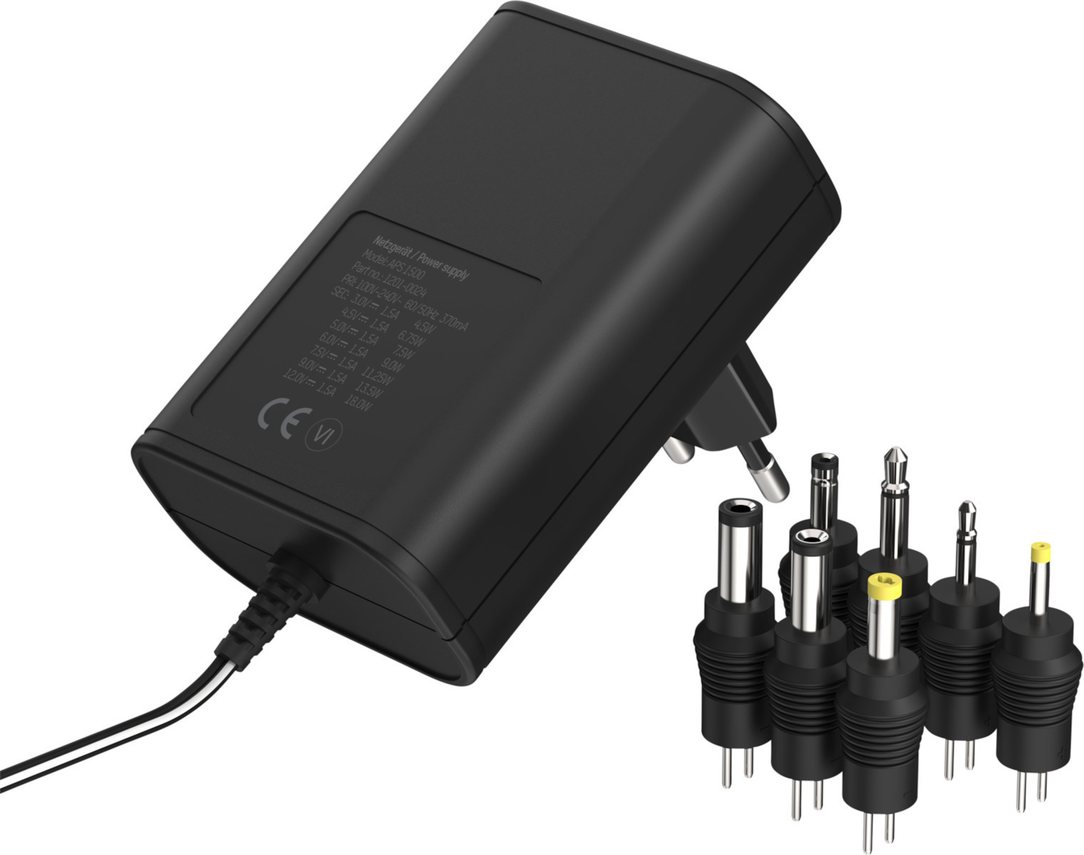 Ansmann Universal Τροφοδοτικό 18W με σετ βυσμάτων (1201-0024) - Image 4