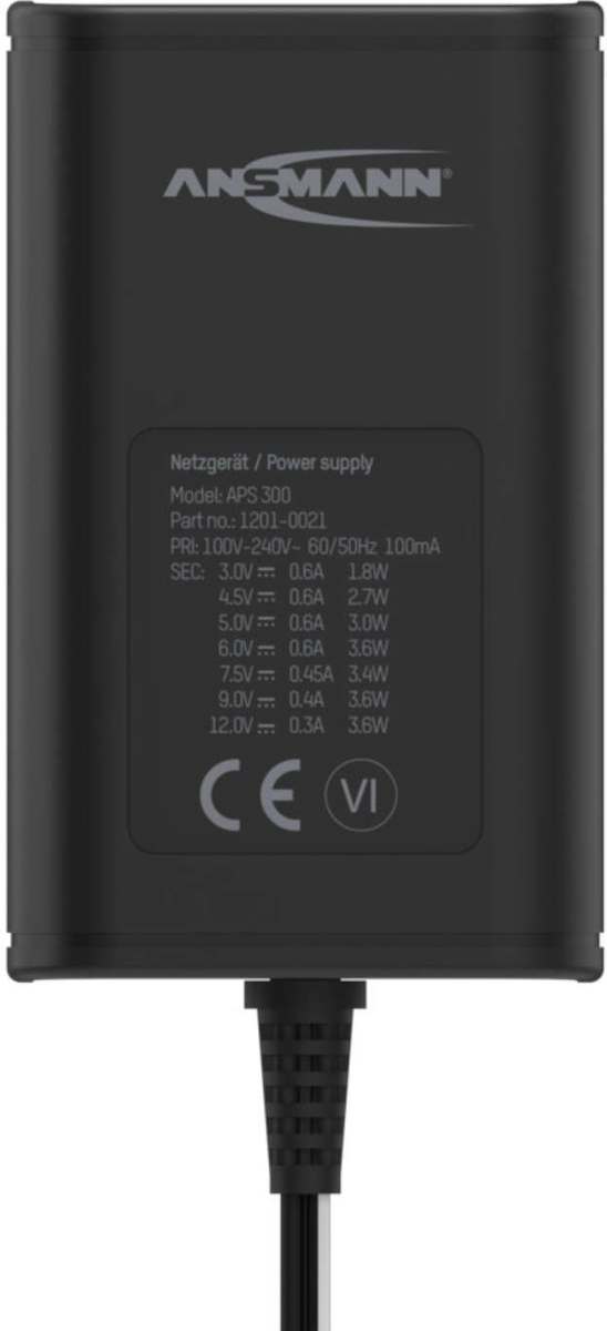 Ansmann APS 300 Universal Τροφοδοτικό με σετ βυσμάτων - Image 7