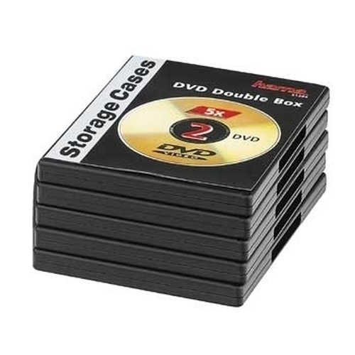 HAMA DVD Box για 2 Δίσκους σε Μαύρο Χρώμα 5τμχ - Image 3