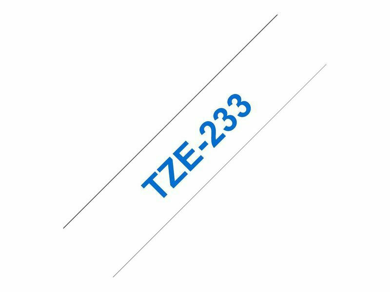 Brother TZE-233 Ταινία Ετικετογράφου 8m x 12mm σε Λευκό Χρώμα - Image 6