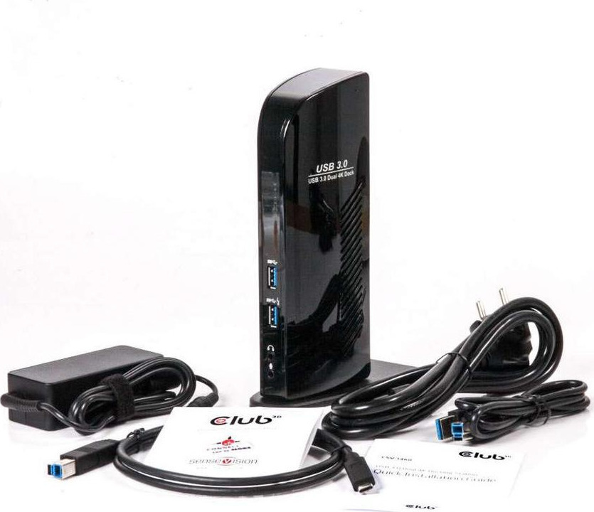 Club3D USB-A / USB-C Docking Station με DisplayPort 4K PD Ethernet (CSV-1460)