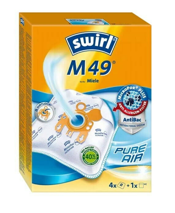 Swirl M49 Σακούλες Σκούπας 4τμχ Συμβατή με Σκούπα Miele - Image 2