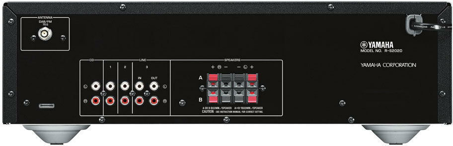 Yamaha R-S202D Ολοκληρωμένος Ενισχυτής Hi-Fi Stereo 115W/4Ω 140W/8Ω S090.31146 Ασημί - Image 3