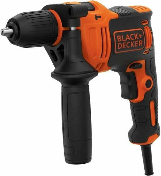Black & Decker Κρουστικό Δράπανο 710W με Θήκη και με 2x Τρυπάνια 6mm & 2x Τρυπάνια 8mm - Image 3