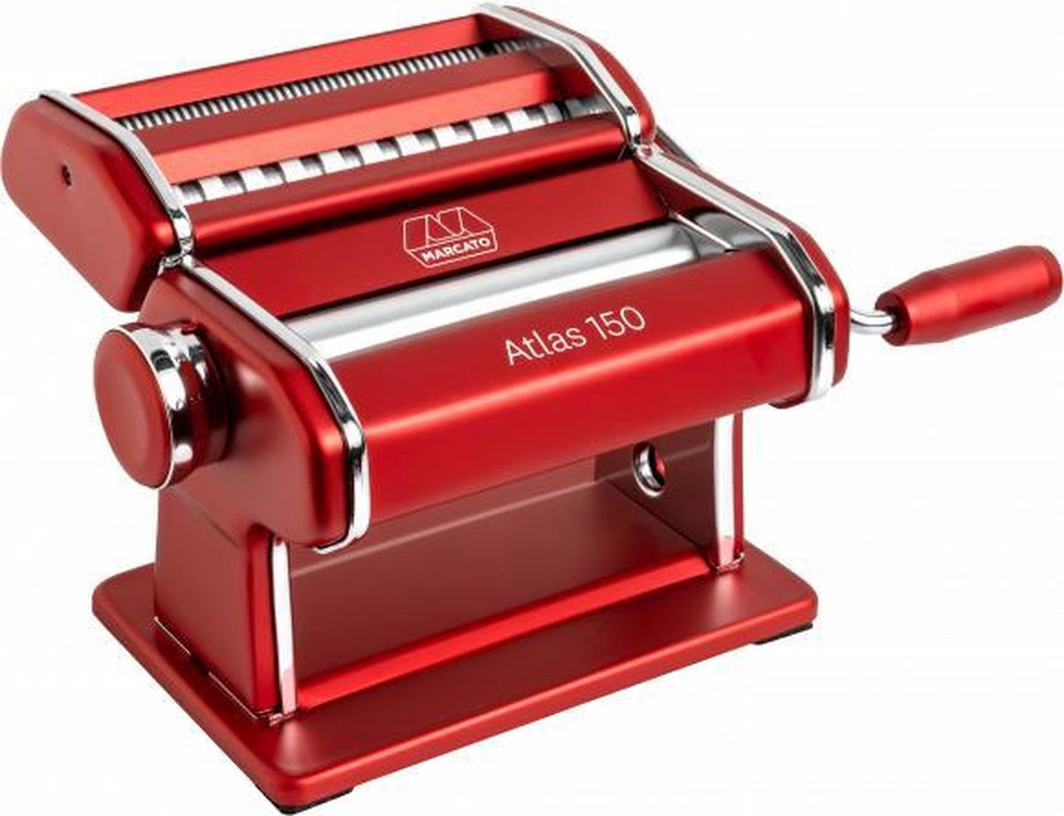 Marcato Atlas 150 Μηχανή Φύλλου/Ζυμαρικών Χειροκίνητη από Μέταλλο AT-150-RSO