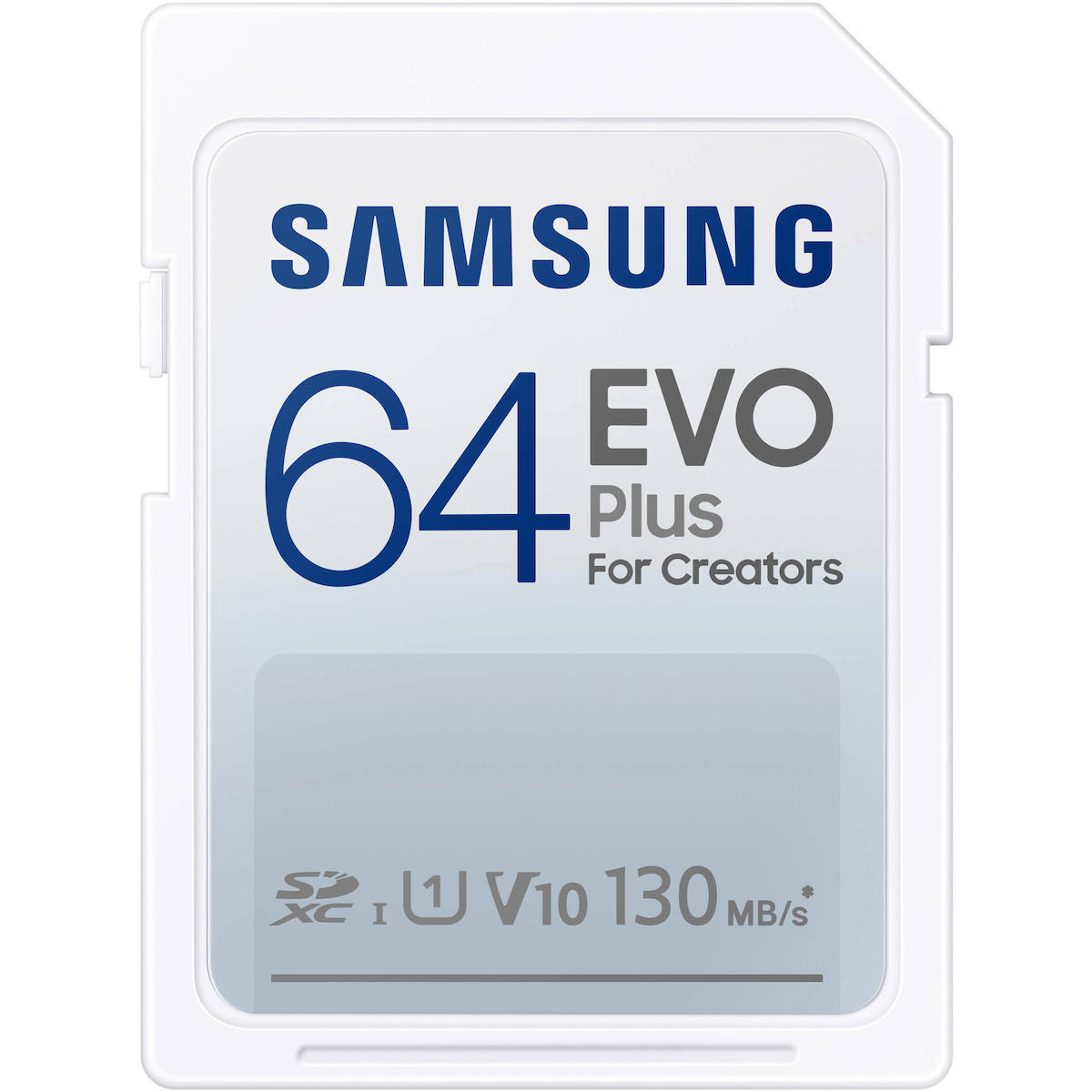 Samsung Evo Plus for Creators SDXC 64GB Class 10 U1 V10 UHS-I