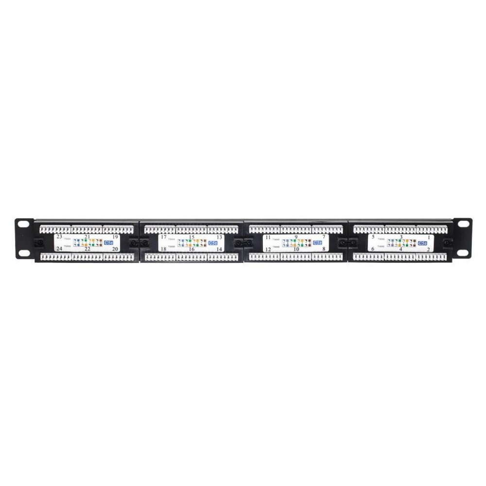 Netrack Patch Panel για Rack 1U cat5e Μαύρο - Image 3