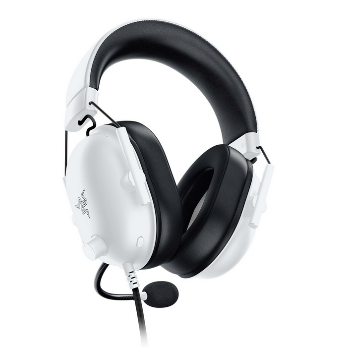 Razer BlackShark V2 X Over Ear Gaming Headset με σύνδεση 3.5mm Λευκό - Image 2