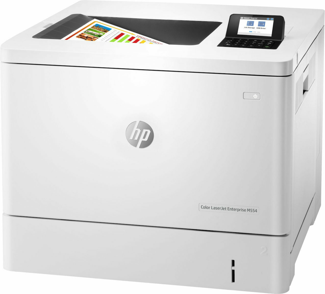 HP LaserJet Enterprise M554dn Έγχρωμoς Εκτυπωτής - Image 3