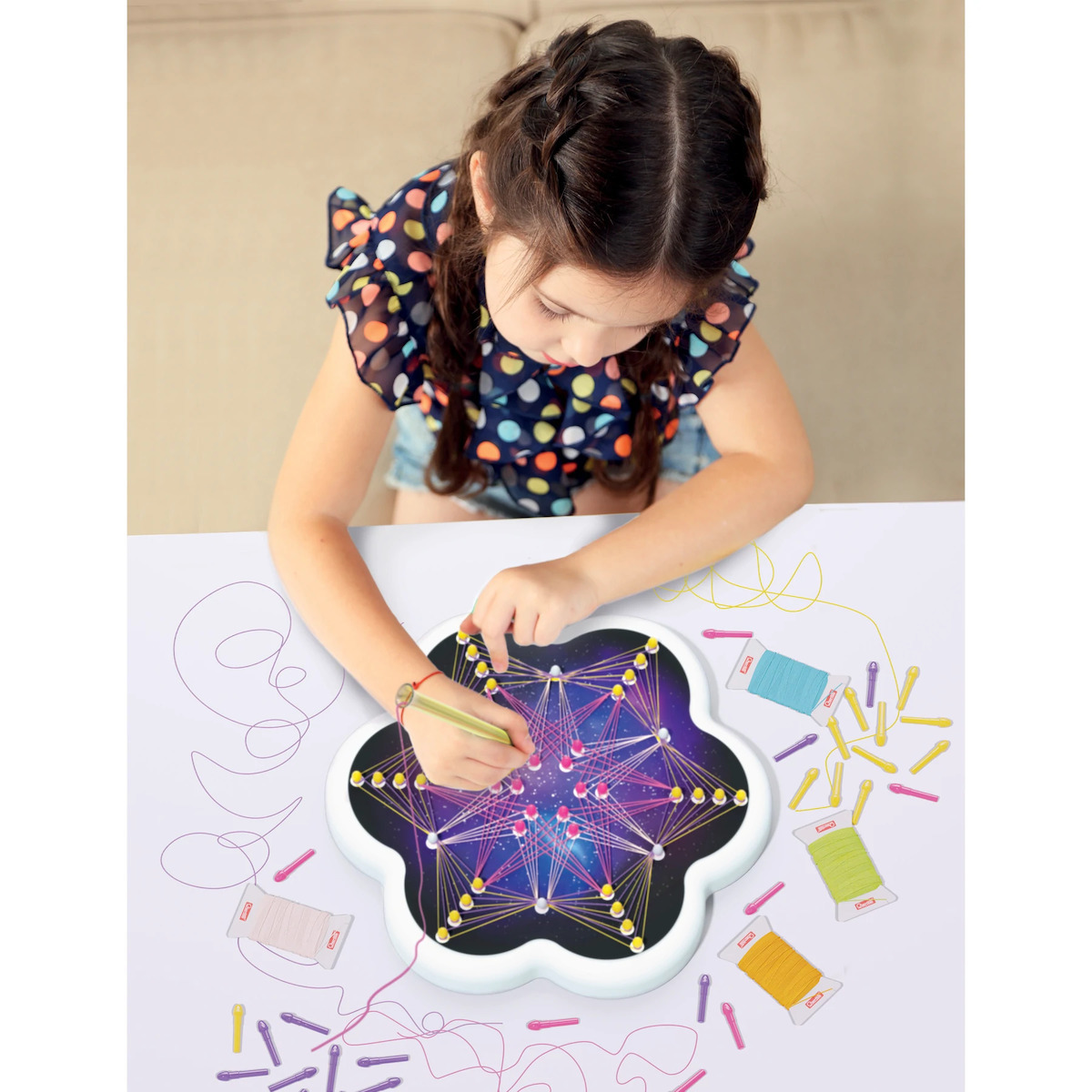 Quercetti Κεντήματα String Art Mandala για Παιδιά 5+ Ετών - Image 3