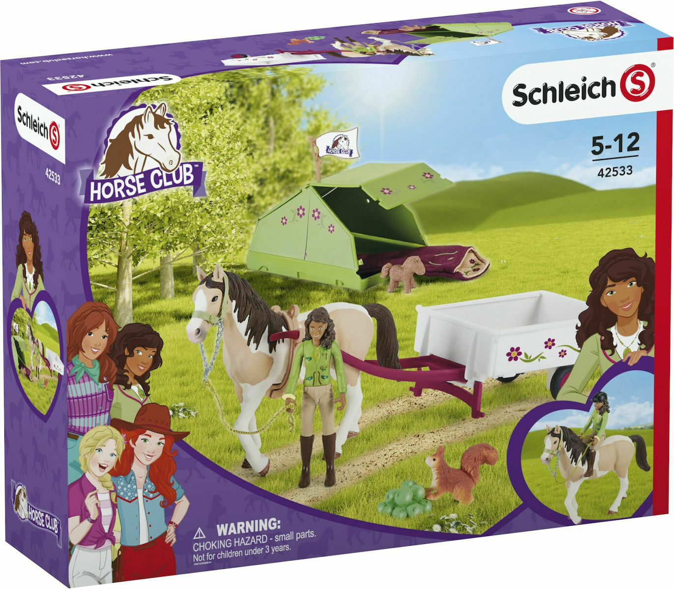 Schleich-S Παιχνίδι Μινιατούρα Sarah's Camping Adventure για 5+ Ετών - Image 5