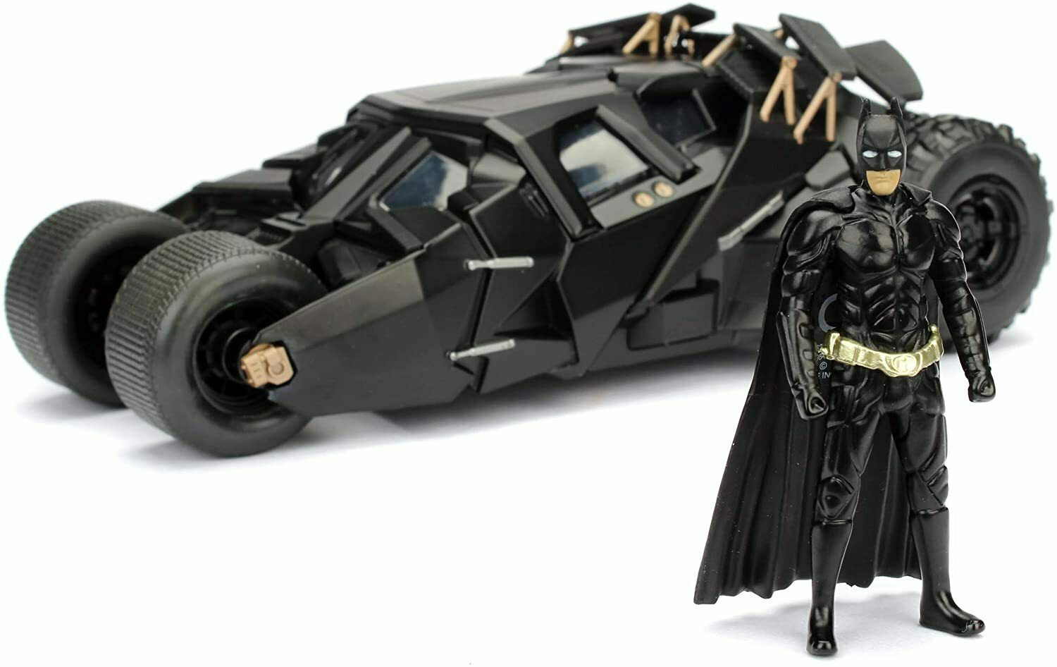 Jada Toys The Dark Knight Batmobile And Batman 1:24 για 8+ Ετών - Image 2