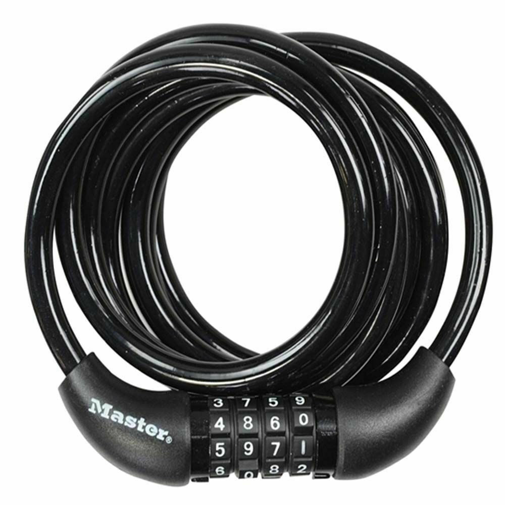 Master Lock 8221 Κλειδαριά Ποδηλάτου Κουλούρα με Συνδυασμό