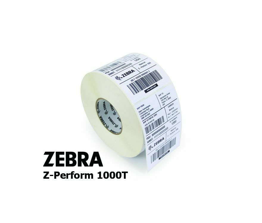 Zebra Z-Perform 1000T 2580 Αυτοκόλλητες Ετικέτες σε Ρολό για Εκτυπωτή Ετικετών 38x25mm - Image 2