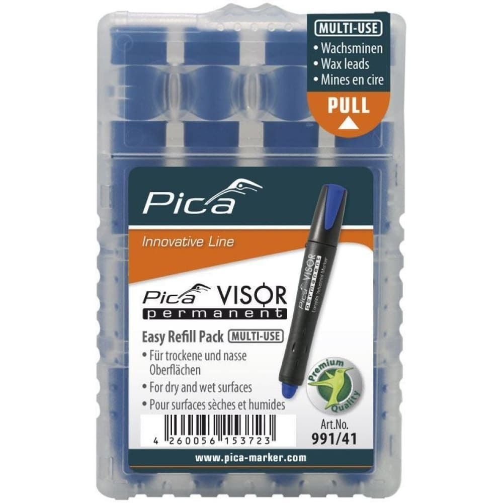 Pica Visor Ανταλλακτικό Μελάνι για Μαρκαδόρο σε Μπλε χρώμα 4τμχ