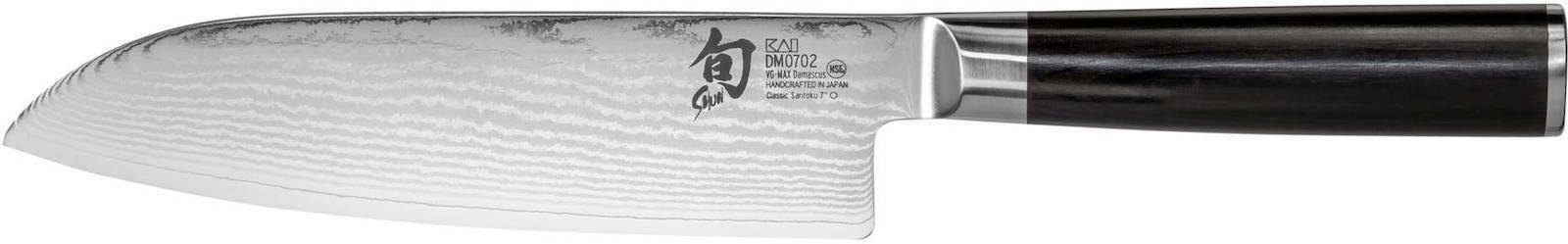 Kai Shun Classic Μαχαίρι Santoku από Δαμασκηνό Ατσάλι 18cm DM-0702