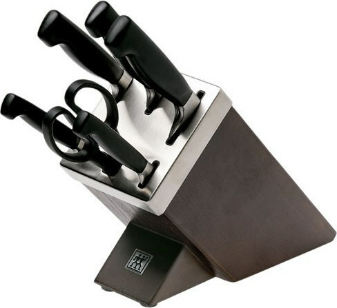 Zwilling J.A. Henckels Four Star Σετ Μαχαίρια με Βάση από Ανοξείδωτο Ατσάλι 35145-000 6τμχ