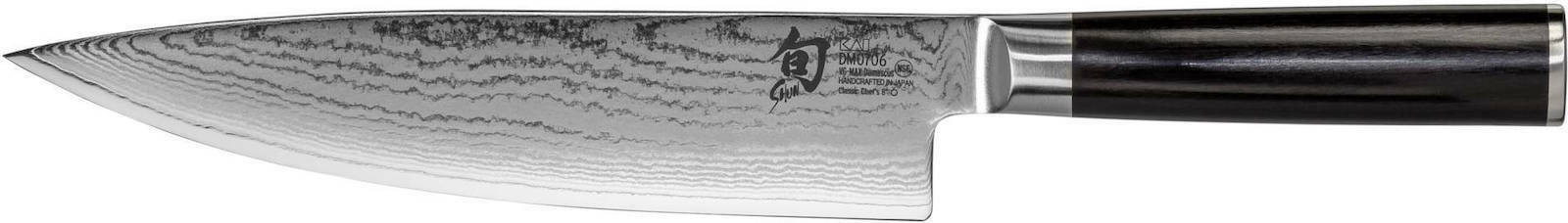 Kai Shun Classic Μαχαίρι Chef από Δαμασκηνό Ατσάλι 20cm DM-0706