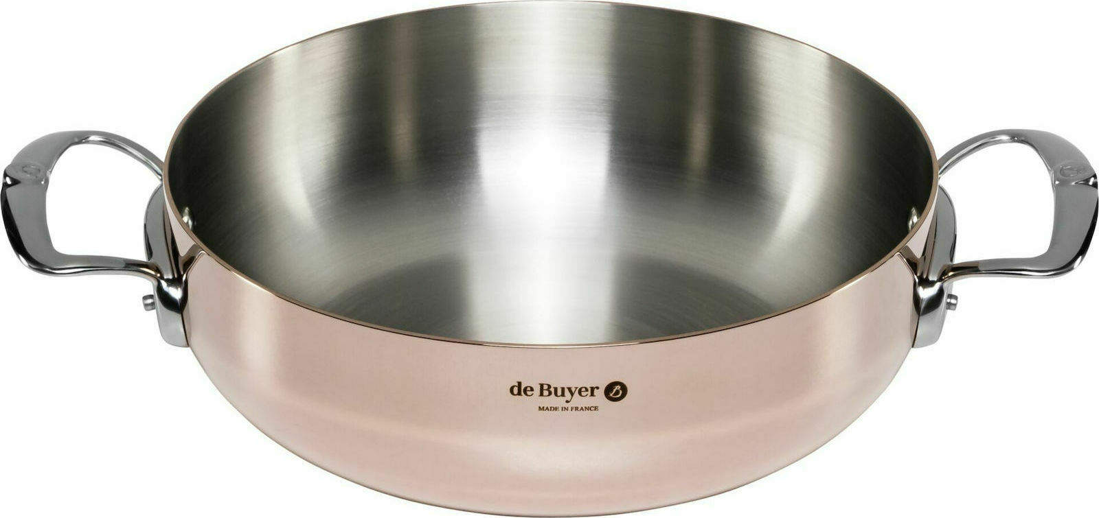 De Buyer Prima Matera Ανοξείδωτη Ρηχή Κατσαρόλα 4.9lt / 28cm - Image 2