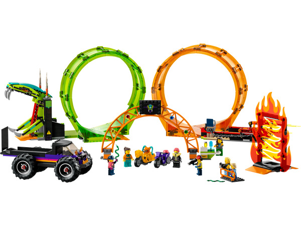 Lego City Double Loop Stunt Arena για 7+ Ετών - Image 2