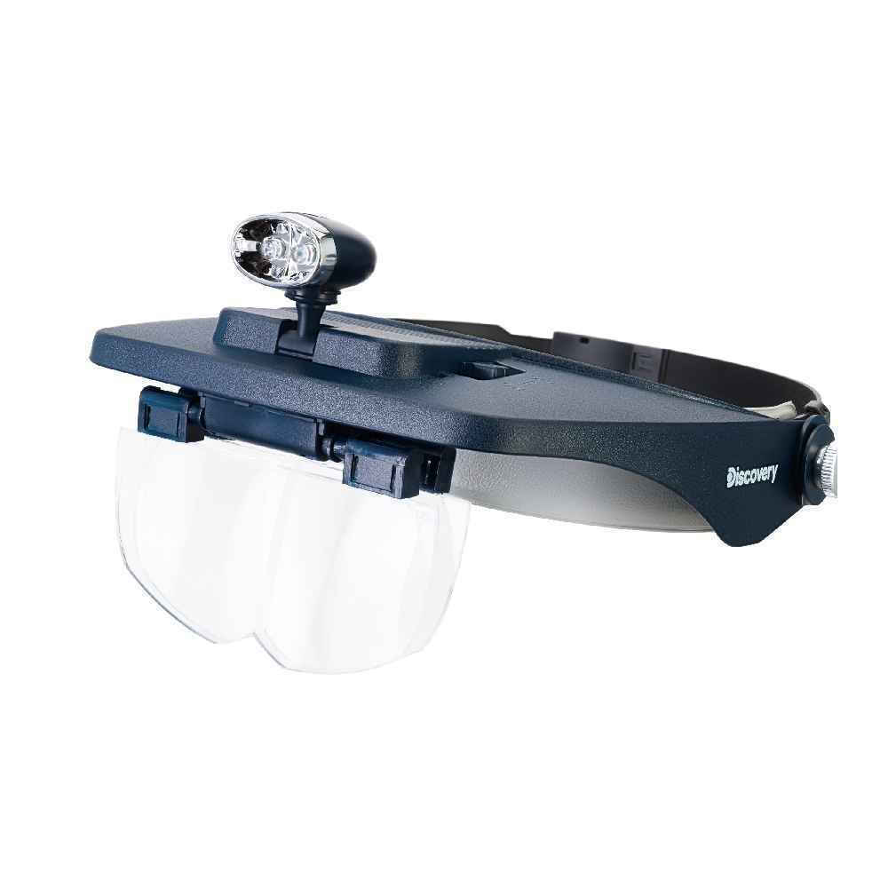 Discovery DHD 30 Γυαλιά / Μάσκα Εργασίας Μεγεθυντικά με Διάφανους Φακούς και Led Φως 4τμχ - Image 5